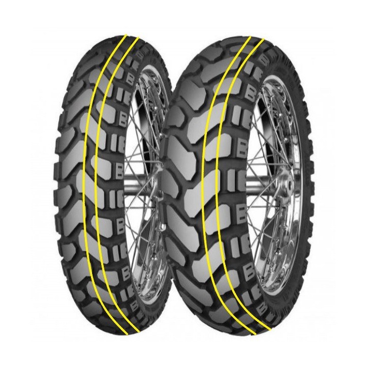 Gomme moto estive Mitas ENDURO TRAIL+ DAKAR 90/90 R21 54H